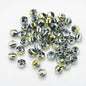 Faceted Glass Beads 8mm Watermelon Electroplated Iridescent 30pcs 26