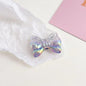 UV Plating Gradient Crackle Bow Acrylic Beads 32mm 50pcs 7