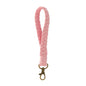 Macrame Crochet Phone Keychain Cotton Rope with Brass Clasp 4pcs 8