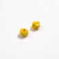 Baking Painted Mini Twisted Acrylic Beads 6mm Glossy Mixed Colors 100pcs 16