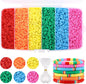 Heishi Clay Beads 6mm Multicolor Smooth Matte Polymer 1box