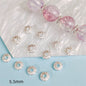 Alloy Floral Pattern Spacer Beads 5mm Double-Sided Tibetan 100pcs 2