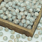 Frosted Round Glass Beads 10mm Muted Pastels Earth Tones 50pcs 15
