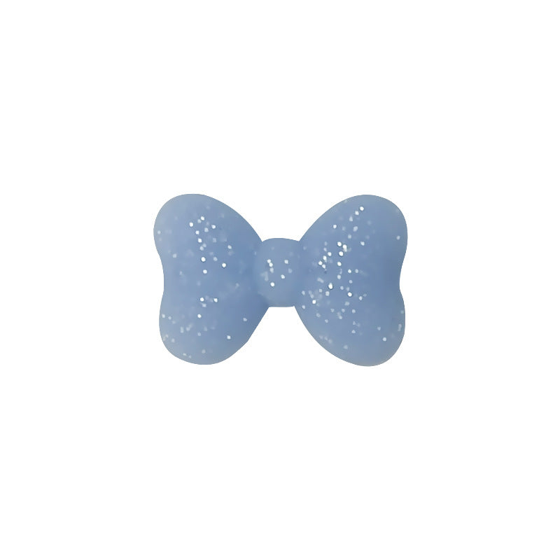 Silicone Focal Beads Cross Matte Speckled Glow in the Dark 20pcs 13