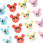 Mickey Big Head Acrylic Beads 38x33mm Colorful Mixed 20pcs 5