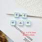 Star and Strawberry Heart Metal Beads Glossy Painted Colorful 10pcs 26