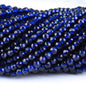 Transparent Disc Seed Glass Beads 2mm Glossy Blue Tones 360pcs 2 Strands 10