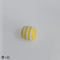 Striped Resin Beads 12mm Large Hole Multicolor Chunky 100pcs 13