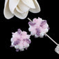 Bouquet Clay Beads 25mm Pearl Wrapped Floral Design 2pcs 12