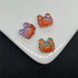 Small Crab Glass Beads 14mm Transparent Assorted Colors 100pcs 8