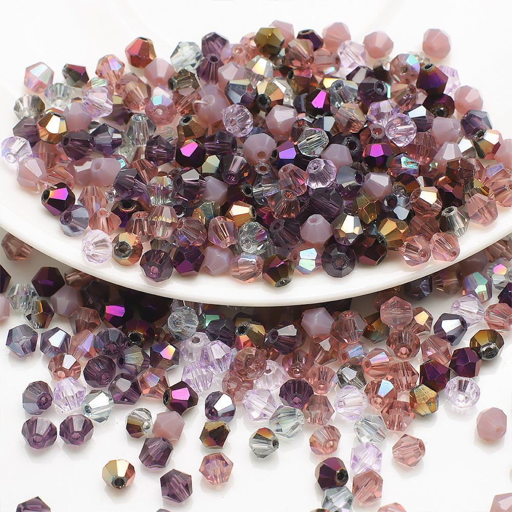 Electroplated Seed Glass Beads 4mm Lake Blue Metallic Shine 200pcs 12