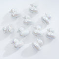 Plating Duck Acrylic Beads 22mm Glossy Iridescent 10pcs 6