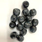 Fluid Glitter Resin Barrel Beads 12mm Natural Shimmer Large Hole 100pcs 11