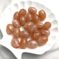 Vintage Elliptical Acrylic Beads 17mm Enamel Large Hole 200pcs 12