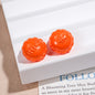 Word Rich Round Acrylic Beads 15mm Glossy Scalloped Edge 50pcs 20