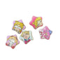 Printed Star Shaped Acrylic Beads 25mm Anime Inspired Design 10pcs