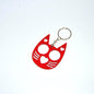 Cat Ear Self Defense Keychain Zinc Alloy 7cm 2pcs 8