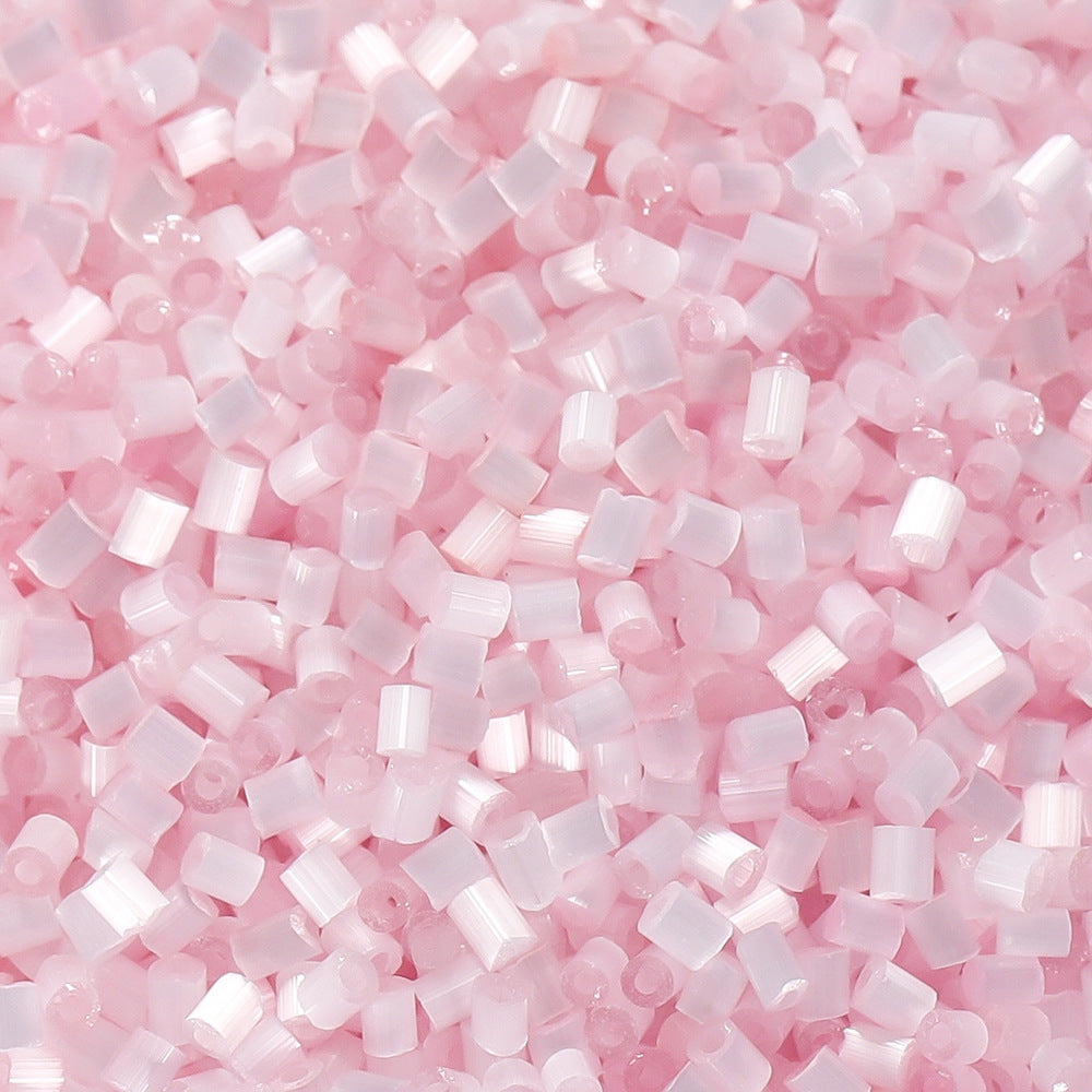 Imitation Opal Seed Bugle Glass Beads 2mm Soft Pastel Glow 5000pcs 11