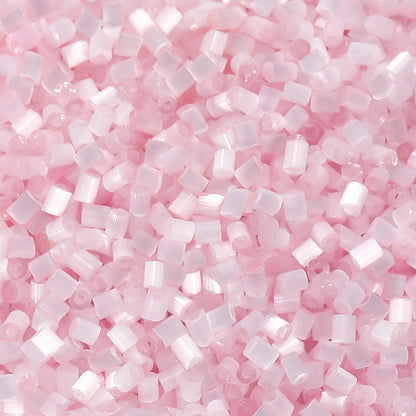 Imitation Opal Seed Bugle Glass Beads 2mm Soft Pastel Glow 5000pcs 11