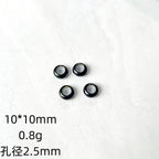 Brass Spacer Beads 10mm Colorful Enamel Large Hole 20pcs 2