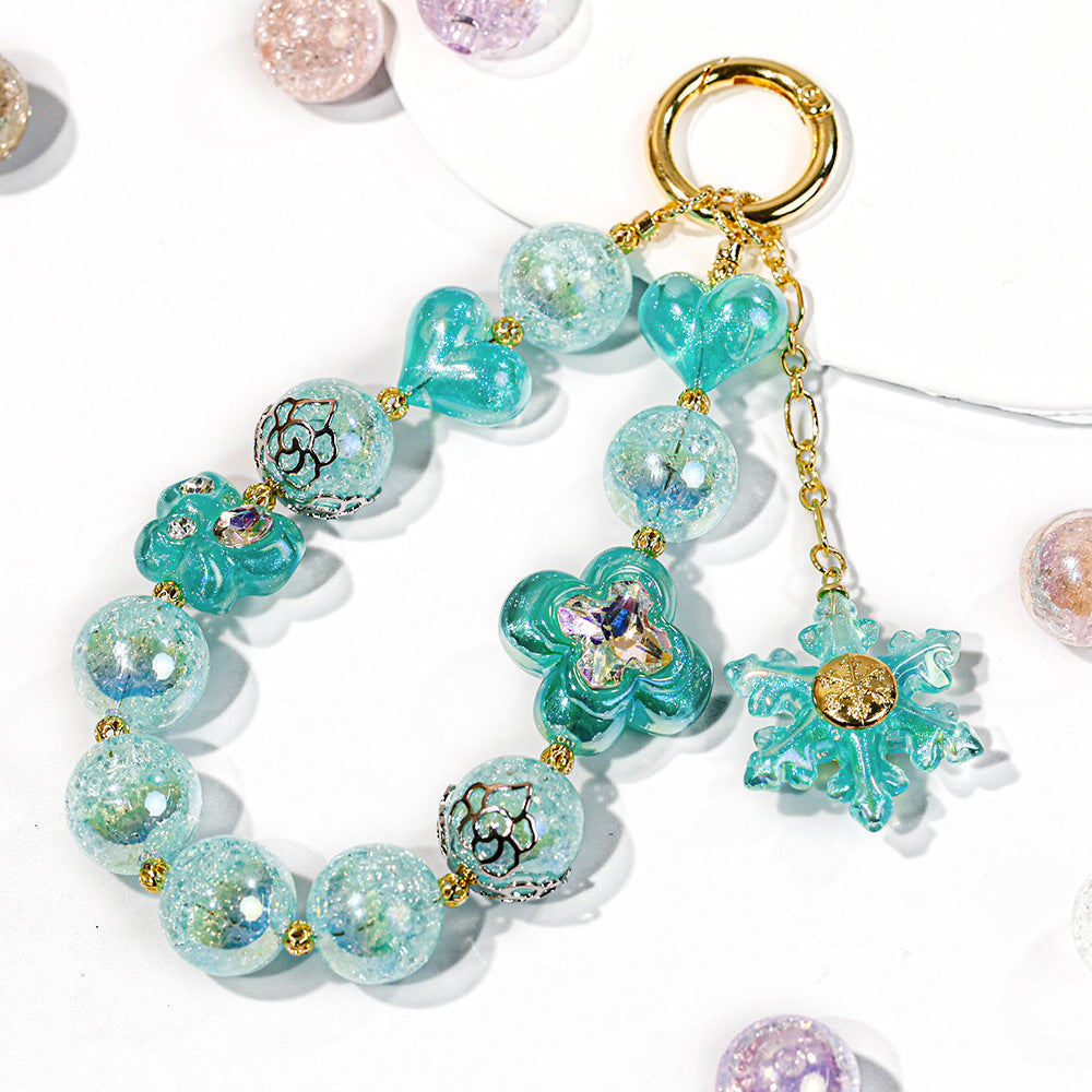 Candy Colored Crackle Resin Beads 16mm Glossy Translucent 25pcs 2