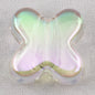 Transparent Clover Acrylic Beads 15x18mm AB Plating Colored 100pcs 5