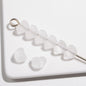 Matte Heart Acrylic Beads 12mm Pastel Vibrant Colors 100pcs 10