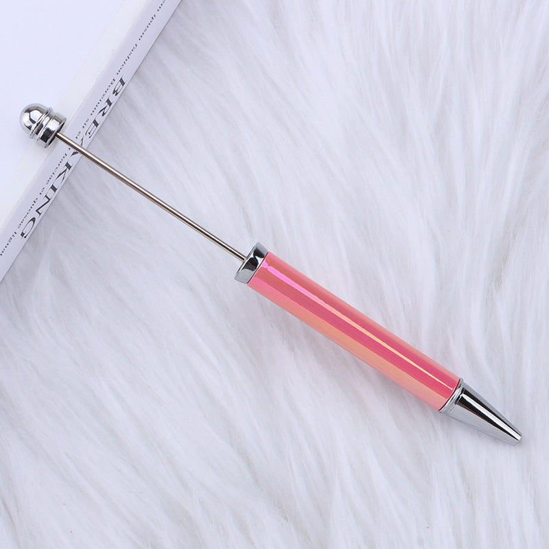 Beadable Pen UV Electroplating Rainbow Color Opal Shimmer 10pcs 13