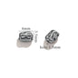 Stainless Steel Baroque Metal Beads Textured Vintage Style 20pcs 20