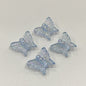 Transparent Butterfly Acrylic Beads 16mm UV Plating Summer 30pcs 8