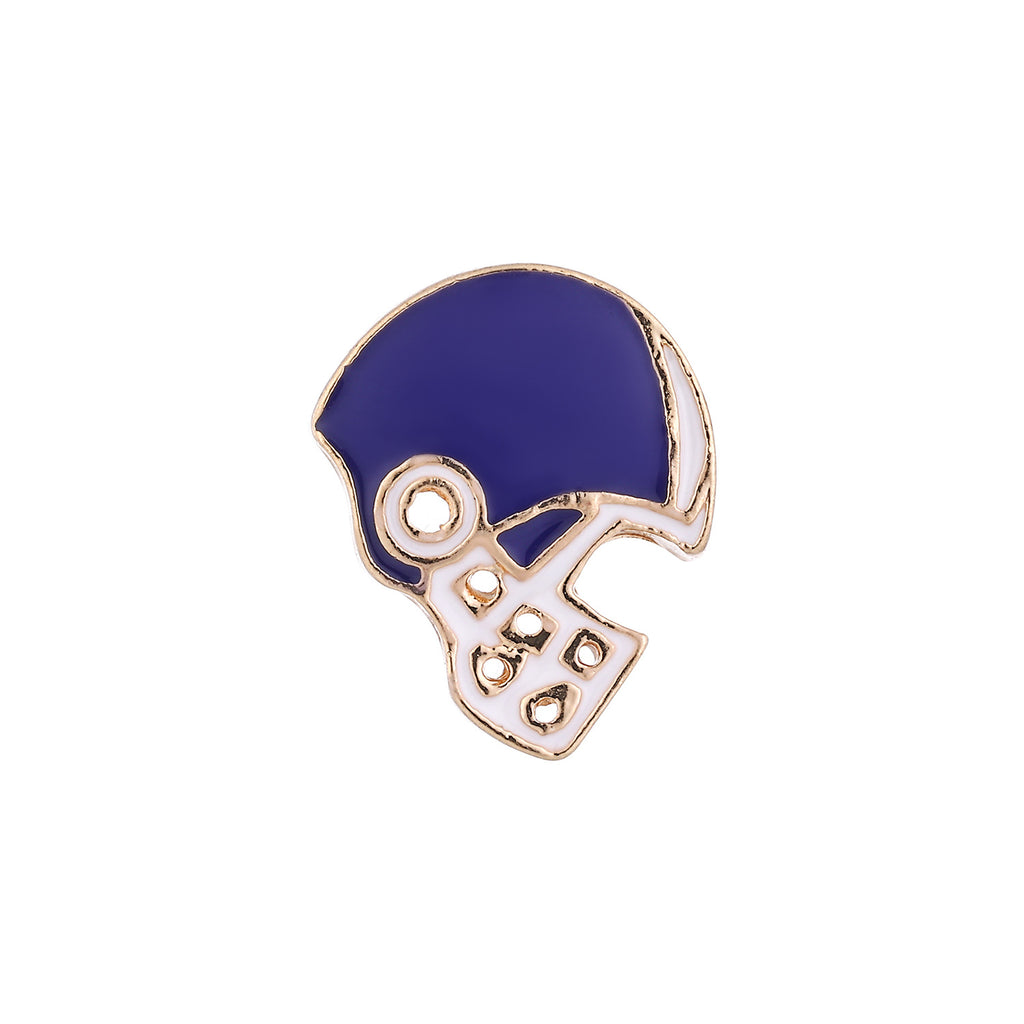 Rugby Series Metal Beads Enamel Painted Zinc Alloy 50pcs 6