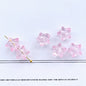 Transparent Star Acrylic Beads 11mm Chunky Pastel Mixed Colors 60pcs 13