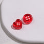 Clear Round and Heart Acrylic Beads 12mm Translucent Pastel Mixed Colors 50pcs 10