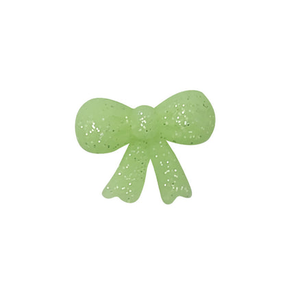 Silicone Focal Beads Cross Matte Speckled Glow in the Dark 20pcs 30