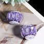 Faceted Crystal Barrel Rhinestone Beads 19mm Polymer Clay Base 5pcs 14