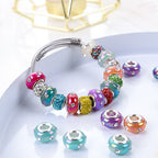 Resin Rhinestone Spacer Beads 15mm Colorful 50pcs 4