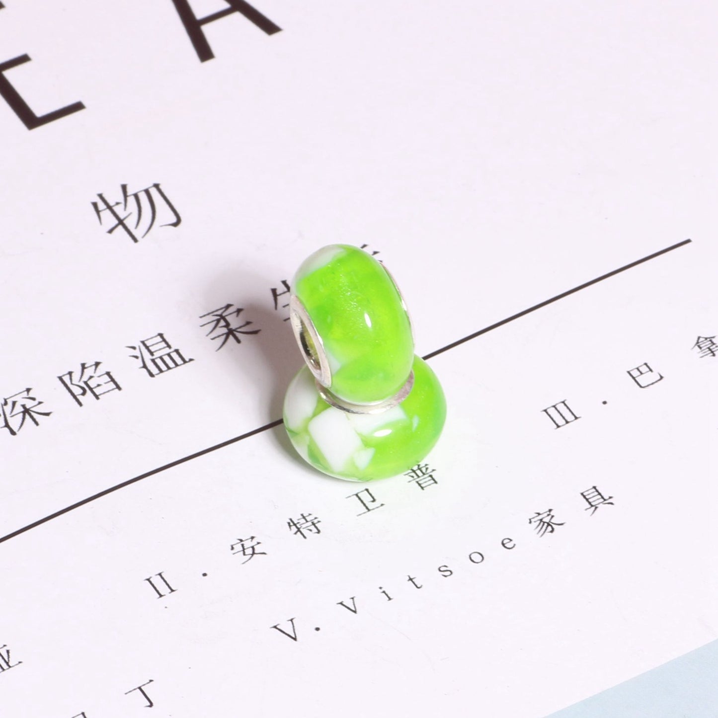 Resin Floral Spacer Beads 14mm Candy Color 50pcs 4