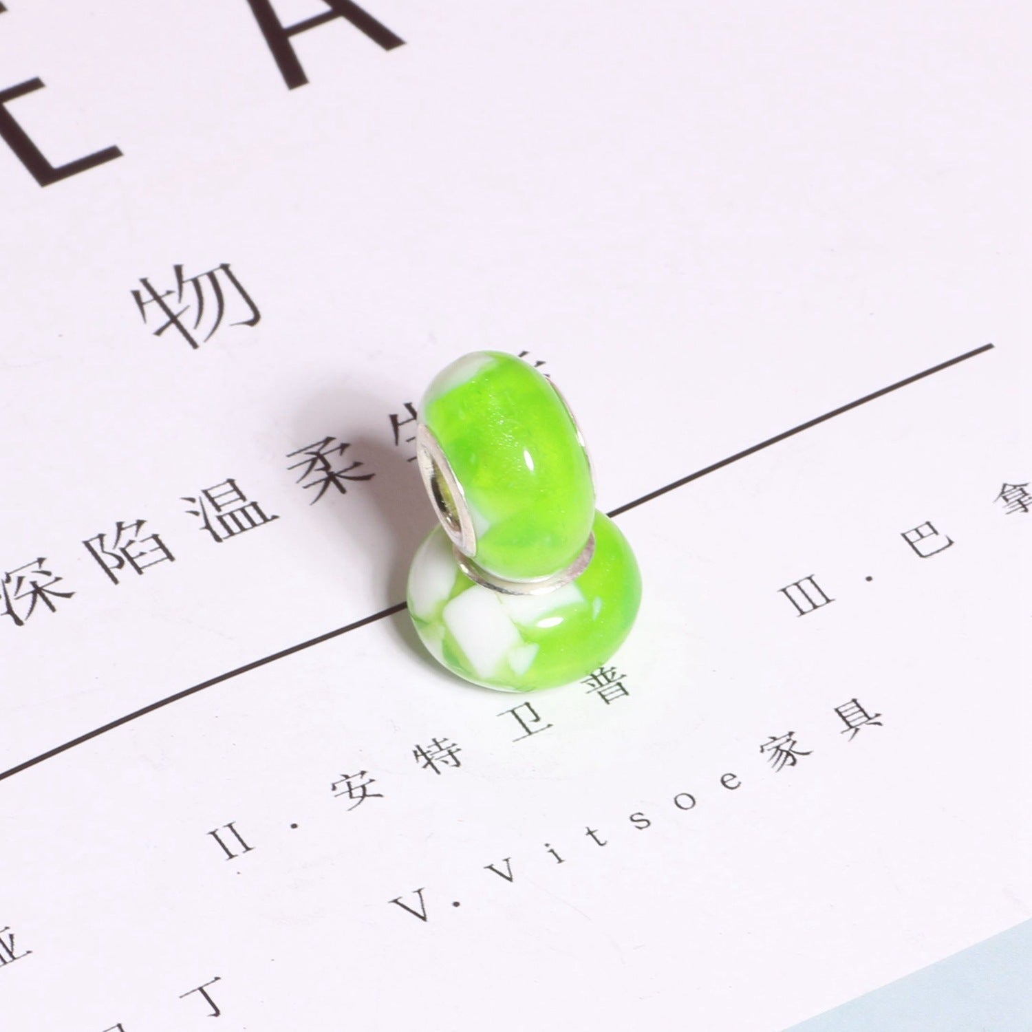 Resin Floral Spacer Beads 14mm Candy Color 50pcs 4