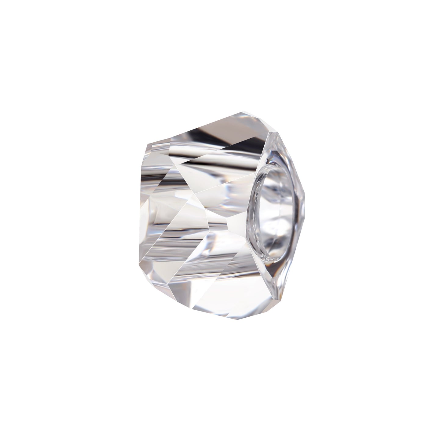 Resin Large Hole Spacer Beads 8 14mm 40pcs Imitation Crystal 9