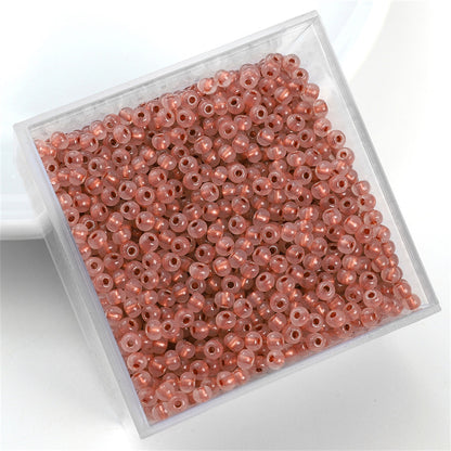 Silver-plated Vintage Seed Glass Beads 3mm Timeless Shimmer 600pcs 17