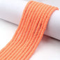 Flat Clay Beads 6mm Solid Color Smooth Polymer Disc 10strands 12