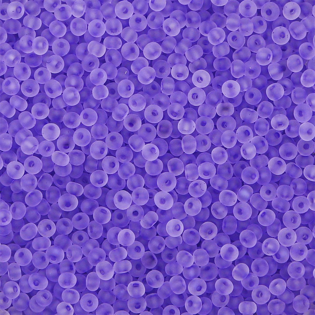 Transparent Frosted Seed Glass Beads 2mm with 1mm Hole 660pcs 22