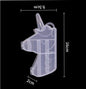 Multi Shaped Plastic Organizer Box PP Clear 1pc 9