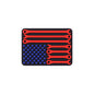 Silicone Focal Beads Careers American Flag Veteran Emblem 20pcs 9
