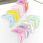 Glow Mermaid Tail Acrylic Beads 29x20x9mm Glow In The Dark 50pcs 3