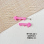 Arrow Metal Beads 29mm and 16mm Multi-Hole Enamel Painted 10pcs 9