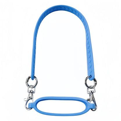 Beadable Silicone Tumbler Chain Holders Flexible Colorful PU Leather 10pcs 35