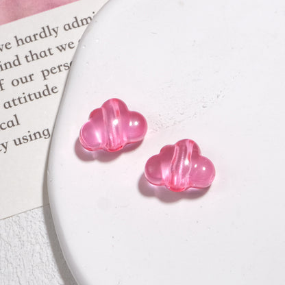 Clear Crystal Cloud Acrylic Beads 12mm Translucent Multicolor 50pcs 10