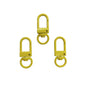 Colorful Zinc Alloy Keychain Hooks 33mm Baking Painted 50pcs 19