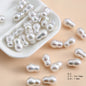 Vintage Imitation Pearl Starfish Series Acrylic Beads Textured Glossy 2pcs 7